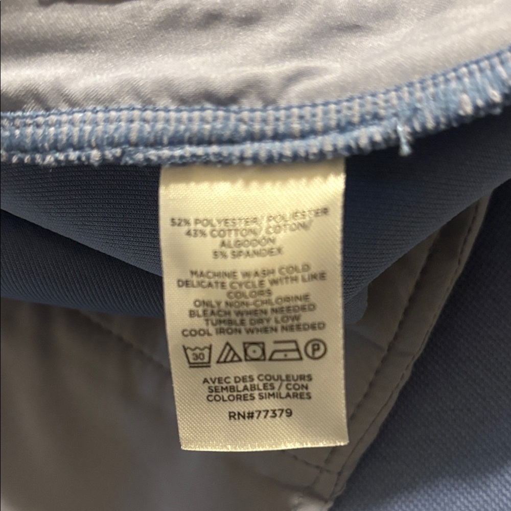 Ann Taylor Cropped Colony Blue Pants - Picture 7 of 8
